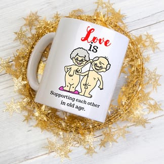 Love is mug