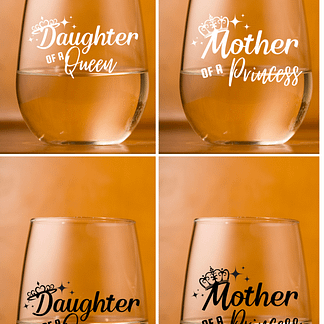 Mother daughter glass