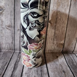 Beauty and the beast tumbler