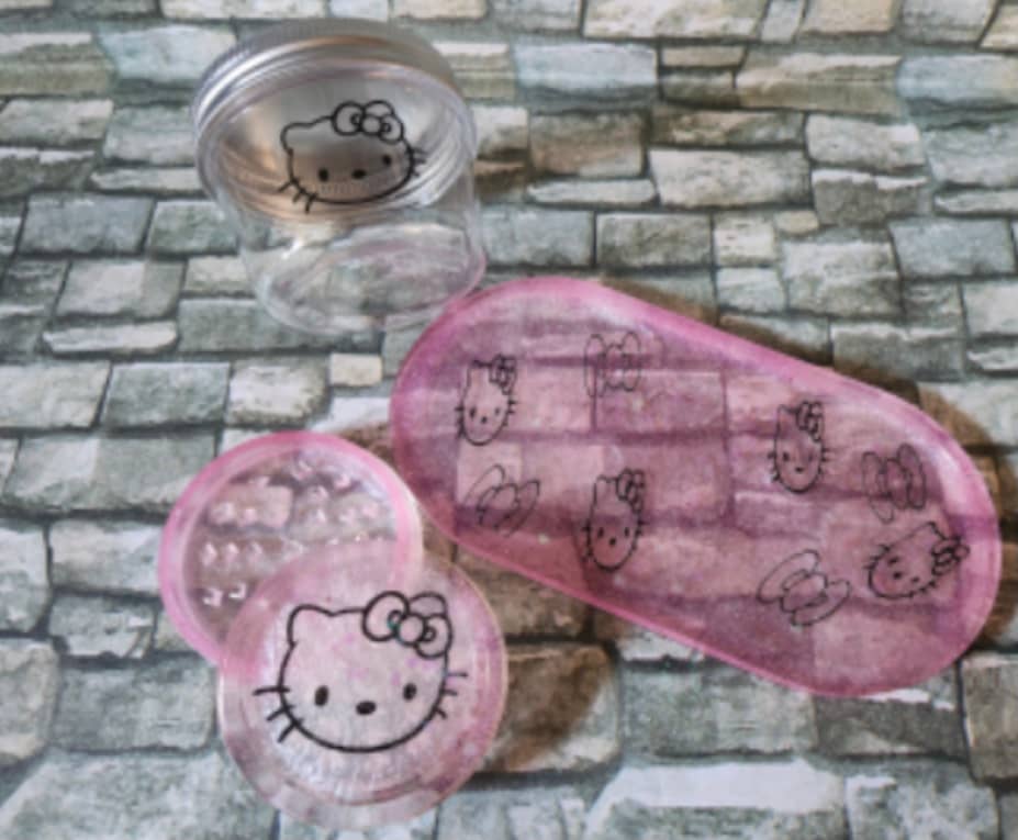 Hello Kitty Pink Rolling Tray Set - Things Mel Made